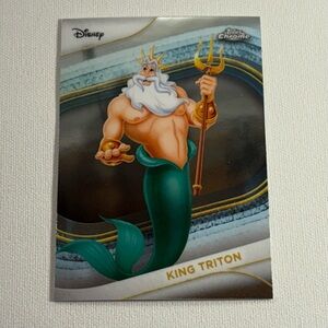 [5/$15] 2025 TOPPS CHROME DISNEY KING TRITON THE LITTLE MERMAID BASE CARD #61 NM